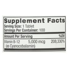 Load image into Gallery viewer, Natrol Fast Dissolving Vitamin B12 - 5000 Mcg - 100 Tabs
