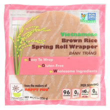 Load image into Gallery viewer, Star Anise Foods Spring Roll Wrapper - Brown Rice - Vietnamese - 8 Oz - Case Of 6