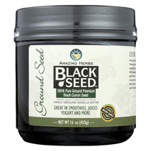 Load image into Gallery viewer, Amazing Herbs - Black Seed Ground Seed - 16 Oz