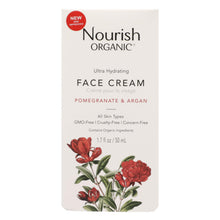 Load image into Gallery viewer, Nourish Facial Cream - Organic - Ultra-hydrating - Argan And Pomegranate - 1.7 Oz - 1 Each