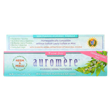 Load image into Gallery viewer, Auromere Toothpaste - Foam-free Cardamom-fennel - Case Of 1 - 4.16 Oz.