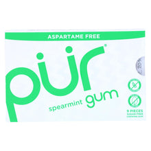 Load image into Gallery viewer, Pur Gum - Spearmint - Aspartame Free - 9 Pieces - 12.6 G - Case Of 12