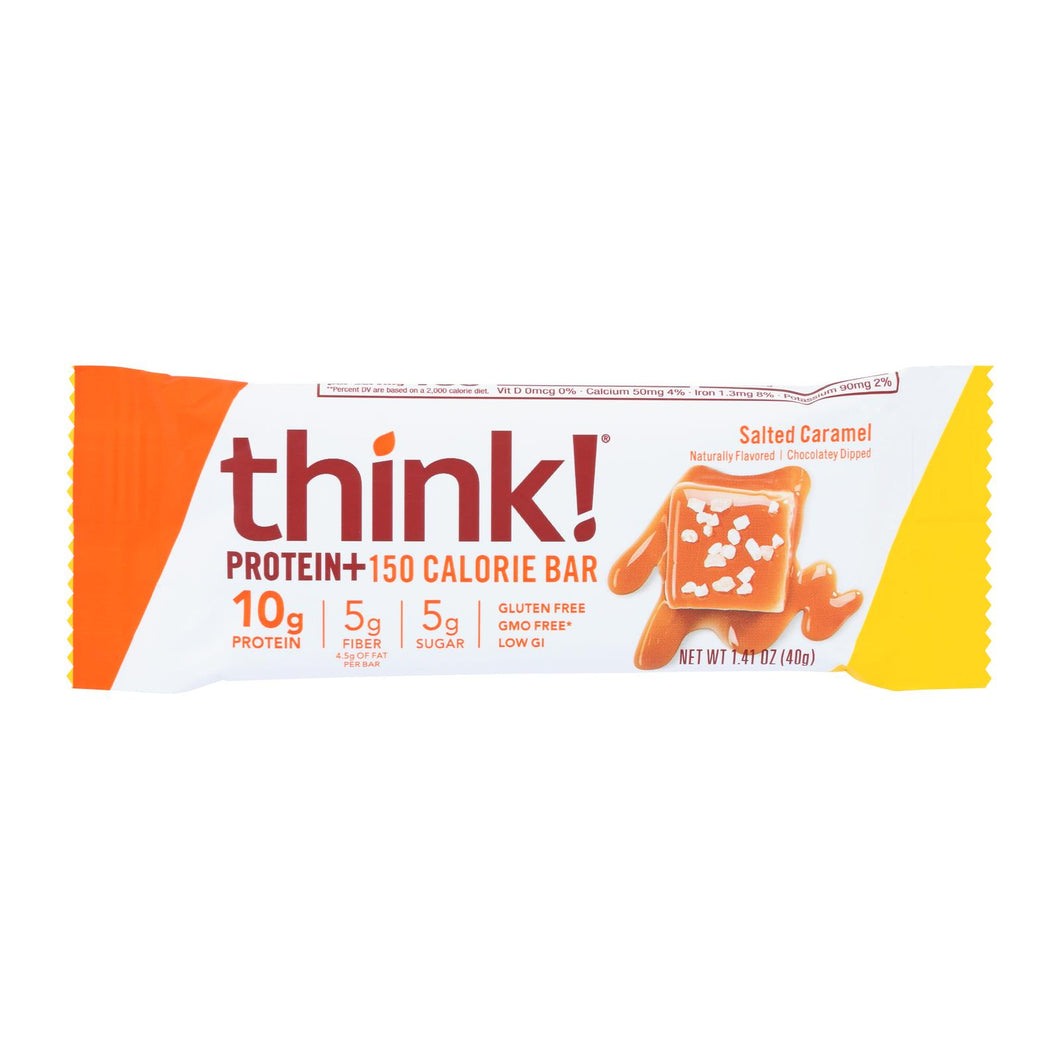 Think Products Thinkthin Bar - Lean Protein Fiber - Caramel - 1.41 Oz - 1 Case