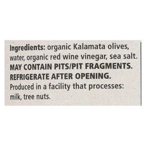 Divina - Organic Olives - Kalamata Sliced - Case Of 6 - 5.6 Oz.