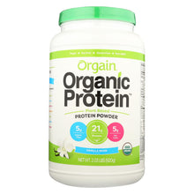Load image into Gallery viewer, Orgain Organic Protein Powder - Plant Based - Sweet Vanilla Bean - 2.03 Lb