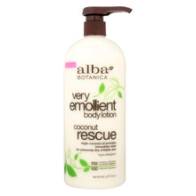 Load image into Gallery viewer, Alba Botanica - Body Lotion - Very Emollient - Coconut Rescue - 32 Oz