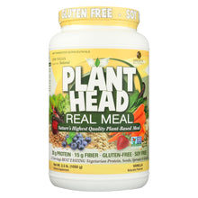 Load image into Gallery viewer, Genceutic Naturals Plant Head Real Meal - Vanilla - 2.3 Lb