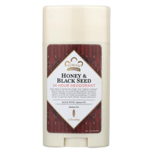 Load image into Gallery viewer, Nubian Heritage Deodorant - All Natural - 24 Hour - Honey And Black Seed - 2.25 Oz - 1 Each