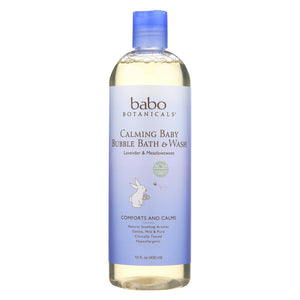 Babo Botanicals - Shampoo Bubblebath And Wash - Calming - Lavender - 15 Oz