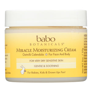 Babo Botanicals - Miracle Cream - Moisturizing - Oatmilk - 2 Oz