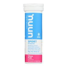Load image into Gallery viewer, Nuun Hydration Nuun Active - Citrus Fruit - Case Of 8 - 10 Tablets