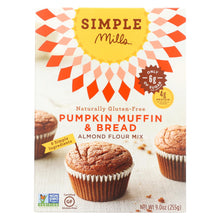 Load image into Gallery viewer, Simple Mills Almond Flour Pumpkin Muffin And Bread Mix - Case Of 6 - 9 Oz.