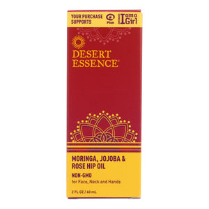 Desert Essence - Moringa Jojoba And Rose Hip Oil - 2 Oz