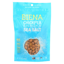 Load image into Gallery viewer, Biena Chickpea Snacks - Sea Salt - Case Of 8 - 5 Oz.