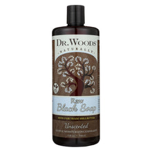 Load image into Gallery viewer, Dr. Woods Naturals Black Soap - Shea Vision - Unscented - 32 Oz