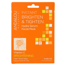 Load image into Gallery viewer, Andalou Naturals Instant Brighten &amp; Tighten Facial Mask - Vitamin C - Case Of 6 - 0.6 Fl Oz