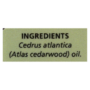Aura Cacia - Essential Oil - Atlas Cedar Wood - 0.5 Fl Oz.