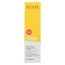 Load image into Gallery viewer, Acure - Brightening Facial Scrub - Argan Extract And Chlorella - 4 Fl Oz.