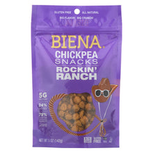 Load image into Gallery viewer, Biena Chickpea Snacks - Rockin&#39; Ranch - Case Of 8 - 5 Oz.