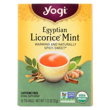 Load image into Gallery viewer, Yogi Egyptian Licorice - Mint - Case Of 6 - 16 Bags