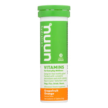 Load image into Gallery viewer, Nuun Vitamins Drink Tab - Grapefruit - Ornge - Case Of 8 - 12 Tab