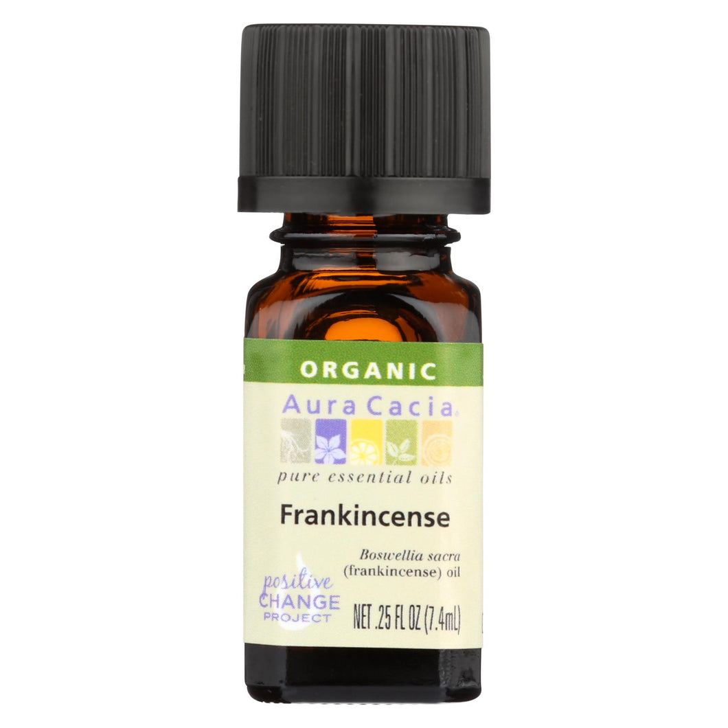Aura Cacia - Organic Essential Oil - Frankincense - .25 Fl Oz
