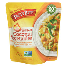 Load image into Gallery viewer, Tasty Bite Heat &amp; Eat Indian Cuisine Entr?e - Hot &amp; Spicy Coconut Vegetables - Case Of 6 - 10 Oz