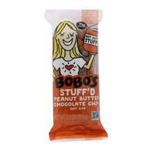 Load image into Gallery viewer, Bobo&#39;s Oat Bars - Oat Bar - Peanut Butter Filled Chocolate Chip - Case Of 12 - 2.5 Oz