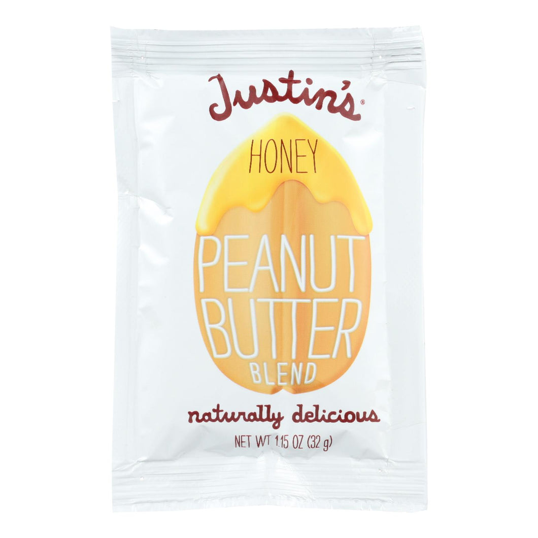 Justin's Nut Butter Squeeze Pack - Peanut Butter - Honey - Case Of 10 - 1.15 Oz.