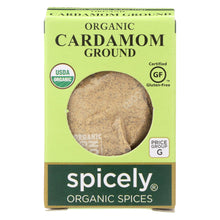 Load image into Gallery viewer, Spicely Organics - Organic Cardamom - Ground - Case Of 6 - 0.4 Oz.