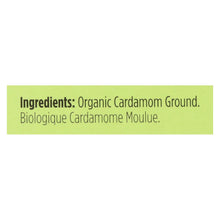 Load image into Gallery viewer, Spicely Organics - Organic Cardamom - Ground - Case Of 6 - 0.4 Oz.