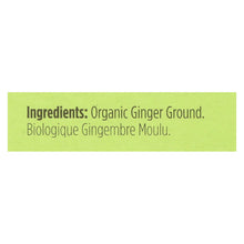 Load image into Gallery viewer, Spicely Organics - Organic Ginger - Ground - Case Of 6 - 0.4 Oz.