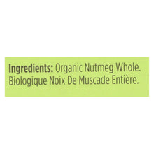 Load image into Gallery viewer, Spicely Organics - Organic Nutmeg - Whole - Case Of 6 - 0.1 Oz.