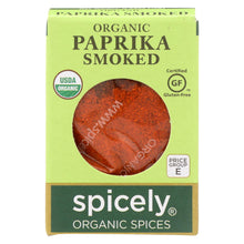 Load image into Gallery viewer, Spicely Organics - Organic Paprika - Smoked - Case Of 6 - 0.45 Oz.