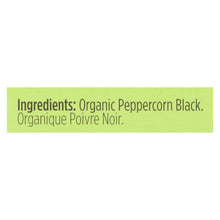 Load image into Gallery viewer, Spicely Organics - Organic Peppercorn - Black - Case Of 6 - 0.45 Oz.