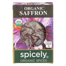Load image into Gallery viewer, Spicely Organics - Organic Saffron - Case Of 6 - 0.007 Oz.