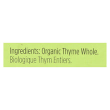Load image into Gallery viewer, Spicely Organics - Organic Thyme - Case Of 6 - 0.1 Oz.