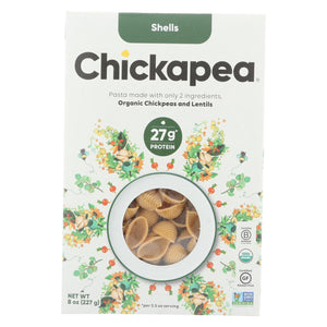 Chickapea Pasta - Pasta - Shells - Case Of 6 - 8 Oz.
