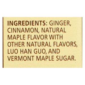 Celestial Seasonings - Tea - Vermont Maple Ginger - Case Of 6 - 20 Bags