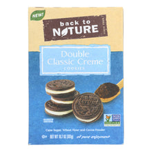 Load image into Gallery viewer, Back To Nature Cookies - Double Classic Creme - Case Of 6 - 10.7 Oz