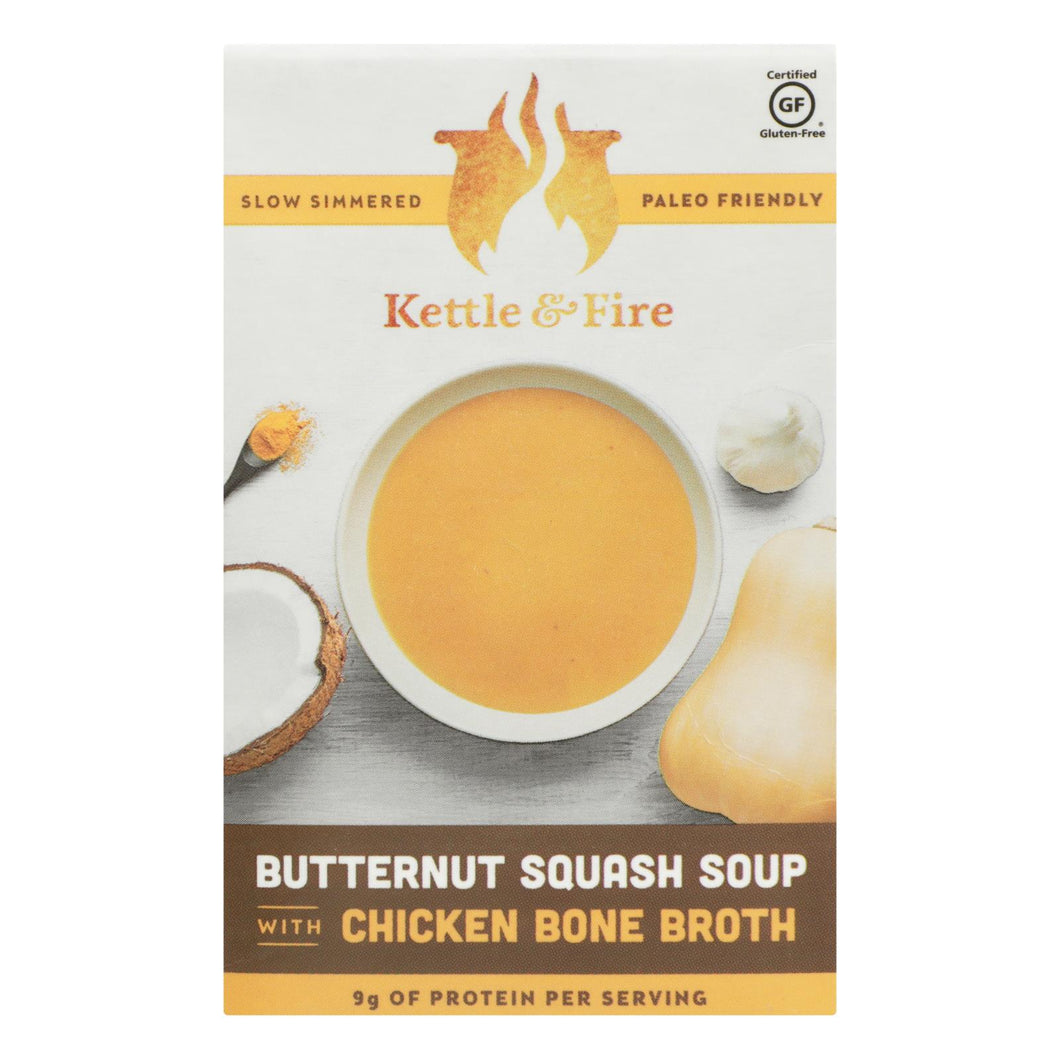 Kettle And Fire Soup - Butternut Squash Soup - Case Of 6 - 16.9 Oz.