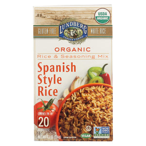 Lundberg Family Farms - Rice And Seasoning Mix - Spanish Style - Case Of 6 - 5.50 Oz.
