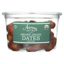 Load image into Gallery viewer, Aurora Natural Products - Organic Deglet Dates - Case Of 12 - 9 Oz.