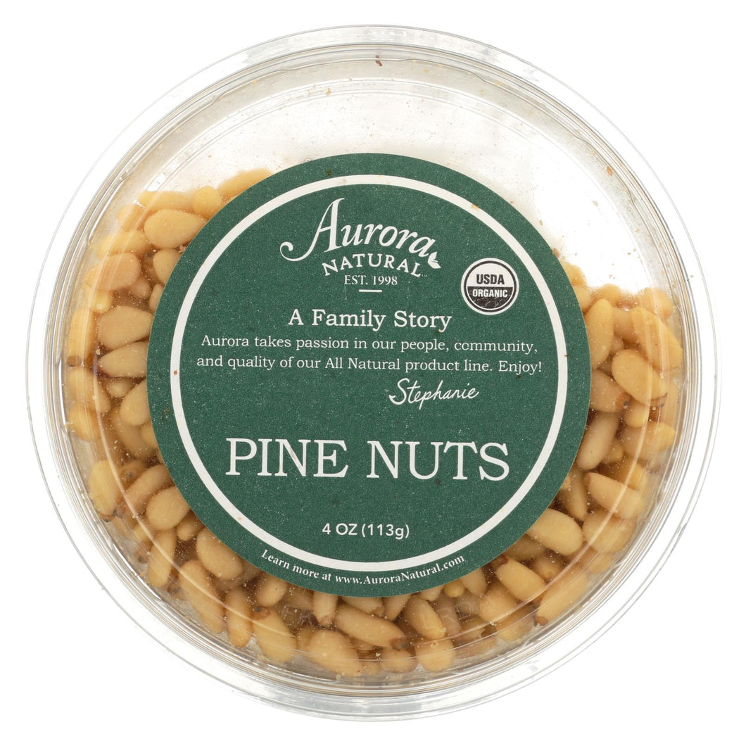 Aurora Natural Products - Organic Pine Nuts - Case Of 12 - 4 Oz.