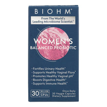 Load image into Gallery viewer, Biohm - Probiotic Womens Balanced - 1 Each 30 - Count