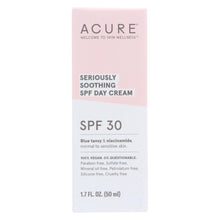 Load image into Gallery viewer, Acure - Spf 30 Day Cream - Seriously Soothing - 1.7 Fl Oz.