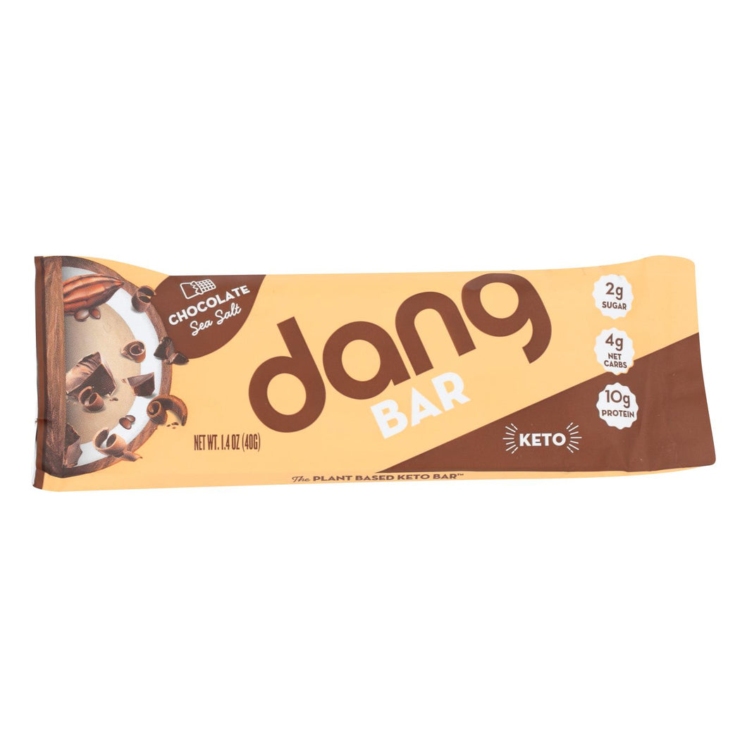 Dang - Bar - Chocolate Sea Salt - Case Of 12 - 1.4 Oz.