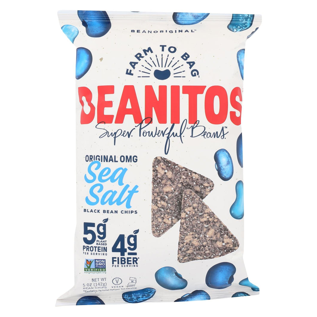 Beanitos - Black Bean Chips - Sea Salt - Case Of 6 - 5 Oz.
