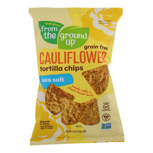 Load image into Gallery viewer, From The Ground Up - Tort Chips Clflwr Sea Salt - Case Of 12 - 4.5 Oz