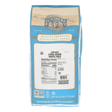 Load image into Gallery viewer, Lundberg Family Farms Organic White Long Grain Rice - Case Of 25 Lbs